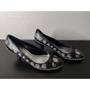 Franco Sarto Embroidered Heels